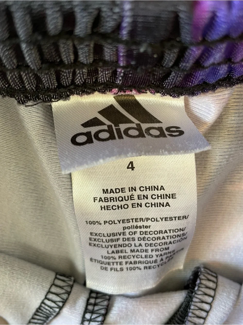 Adidas Girl 4 Floral Tricot Jogger Pants Watercolor Black Active Sport Blokecore